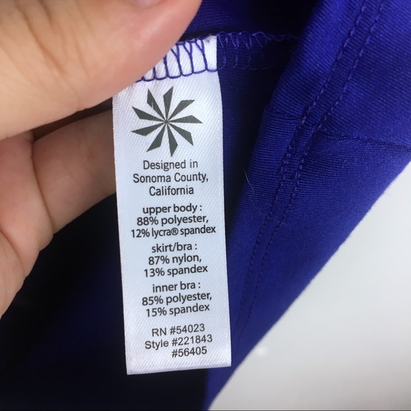 Athleta Purple Layered Swagger Run Tank Top, L - Picture 5 of 6